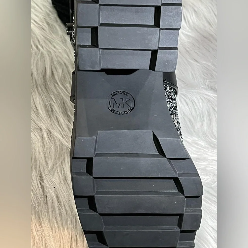 Michael Kors Alistair Glitter Slip-Ons Boots. - Picture 12 of 12